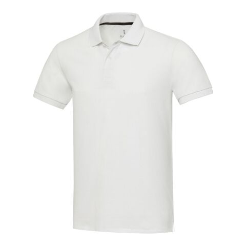 Polo Emerald recyclé unisexe à manches courtes Standard | Blanc | M | sans marquage | non disponible | non disponible | non disponible