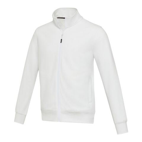 Pull Galena unisexe recyclé à fermeture éclair intégrale Standard | blanc | XL | sans marquage | non disponible | non disponible | non disponible