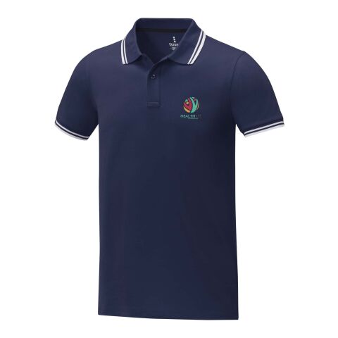 Polo tipping Amarago manches courtes homme Standard | Deep blue | XS | sans marquage | non disponible | non disponible | non disponible