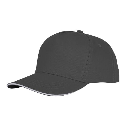 Casquette sandwich 5&nbsp;panneaux Ceto Gris storm