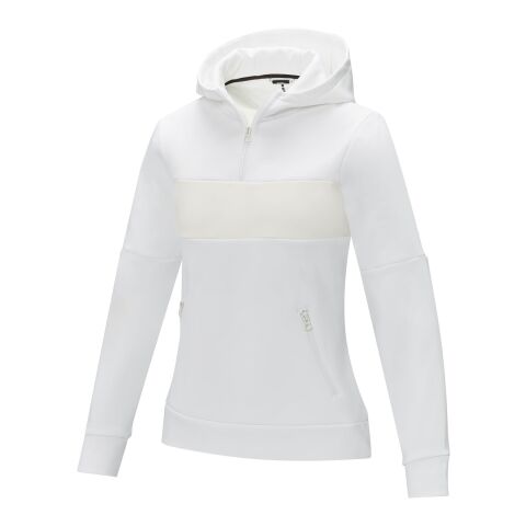 Sweat à capuche anorak à demi zip Sayan pour femme Standard | blanc | XL | sans marquage | non disponible | non disponible | non disponible