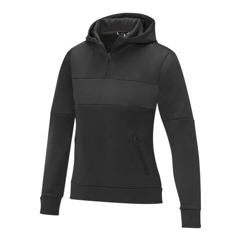 Sweat à capuche anorak à demi zip Sayan pour femme Standard | Noir | L | sans marquage | non disponible | non disponible | non disponible