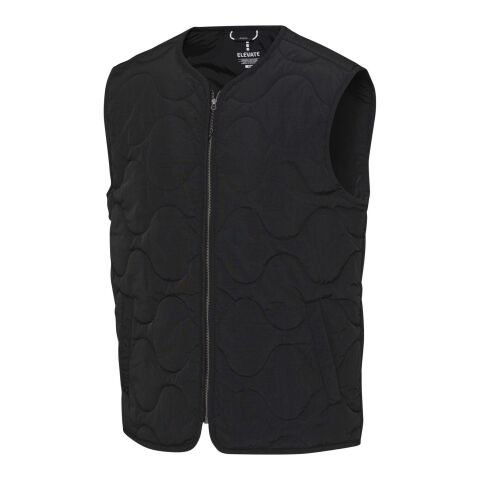 Gilet matelassé Quartz unisexe recyclé certifié GRS Noir | XL | sans marquage | non disponible | non disponible