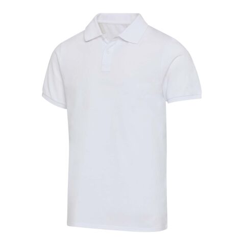 Polo bio recyclé certifié OCS Beryl à manches courtes unisexe de 220&nbsp;g/m² Standard | Blanc | S | sans marquage | non disponible | non disponible | non disponible