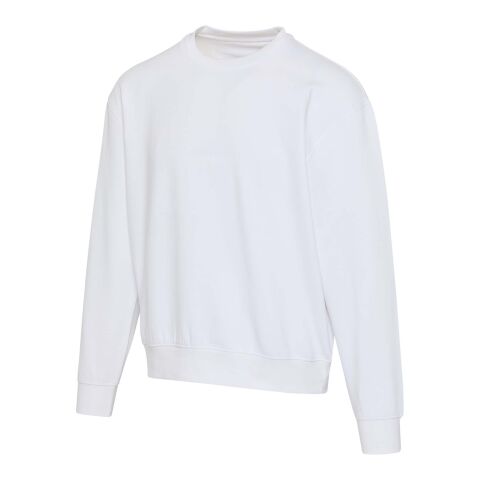 Pull unisexe OCS en coton bio oversize à col rond Boris de 280&nbsp;g/m2 Standard | Blanc | XXS | sans marquage | non disponible | non disponible | non disponible
