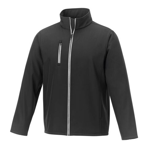 Veste Softshell GRS recyclée pour homme Orion noir | 3XL