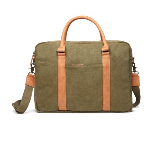VINGA Sac pour ordinateur en toile Bosler vert | sans marquage | non disponible | non disponible
