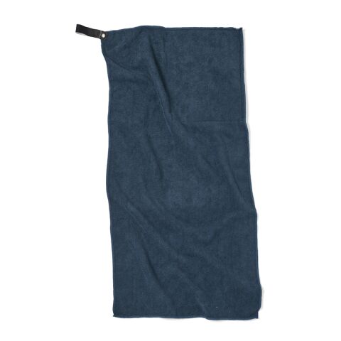 VINGA Serviette sèche active RPET 40x80 bleu | sans marquage | non disponible | non disponible | non disponible