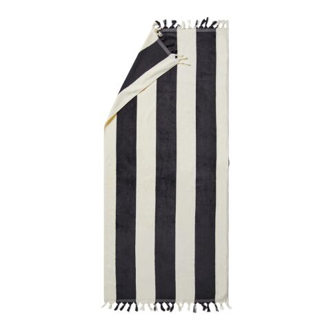 VINGA Drap de bain Valmer noir-blanc | sans marquage | non disponible | non disponible | non disponible