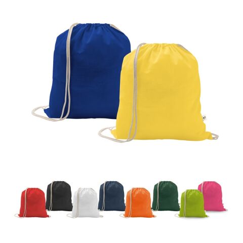 ISTANBUL. Sac à dos en coton recyclé (70%) et polyester (30% rPET) (150 g/m²) Rose | sans marquage