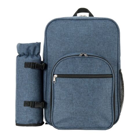 WHITSUNDAY. Sac à dos glacière de pique-nique en polyester recyclé haute densité 600D Bleu | sans marquage