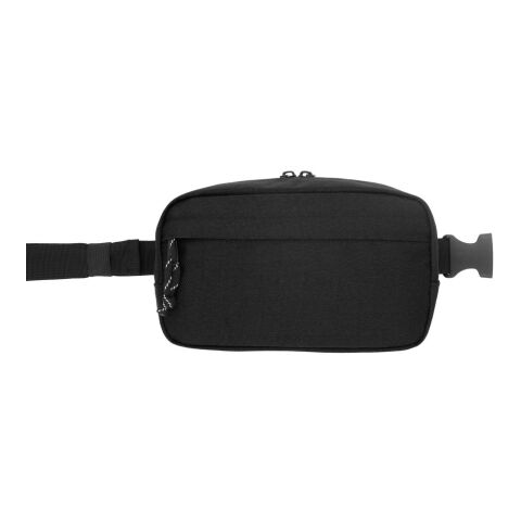 MYKONOS. Sac type &quot;banane&quot; en polyester recyclé 600D et doublure en polyester recyclé 210D Noir | sans marquage