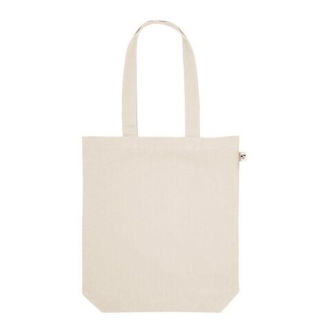 HARBOR. Sac en coton recyclé (70%) et polyester (30% rPET) (280 g/m²) Beige | sans marquage