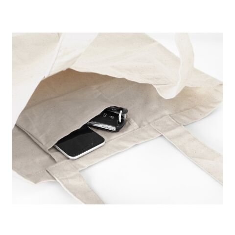 BETO. Sac 100% coton canvas (280 g/m²) Beige | sans marquage