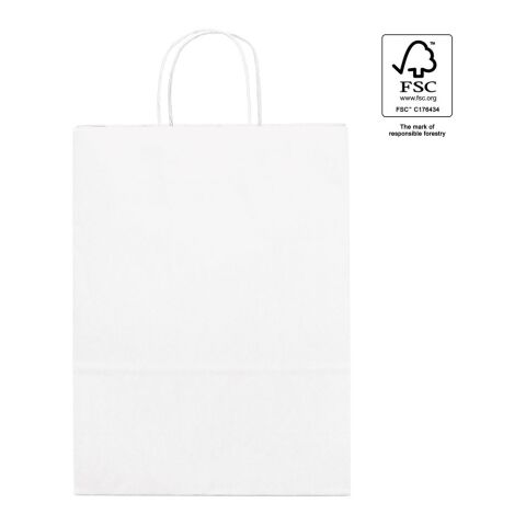 CITADEL. Sac en papier kraft (90 g/m²) Blanc | sans marquage