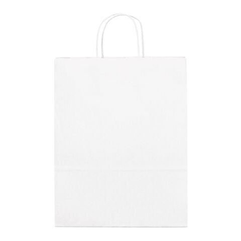 CABAZON. Sac en papier kraft (90 g/m²) Blanc | sans marquage
