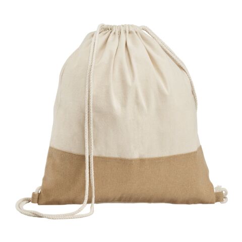 SABLON. Sac type sac-à-dos 100% coton (160 g/m²) Beige | sans marquage