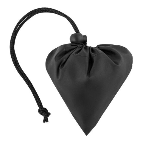 BEIRA. Sac pliable en 190T polyester recyclé (100% rPET) Noir | sans marquage