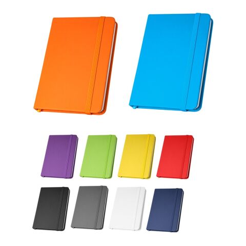 HEMINGWAY. Bloc notes A5 en PU avec feuilles unies Noir | sans marquage