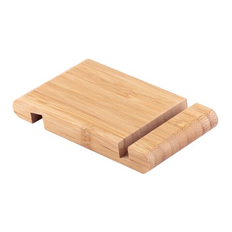 HABER. Support de téléphone portable en bambou Beige | sans marquage