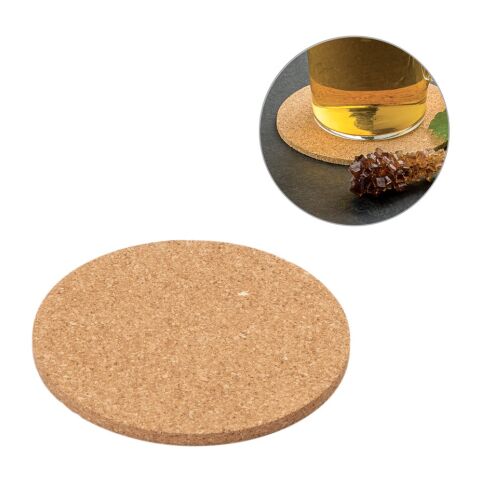 PISANI. Dessous de verre en liège Beige | sans marquage