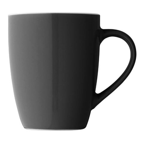 CINANDER. Mug en céramique 370 mL Noir | sans marquage