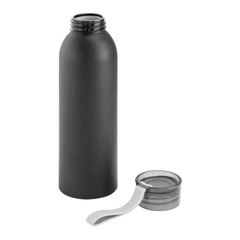 RIO. Gourde en aluminium avec bouchon en PP 660 ml Noir | sans marquage