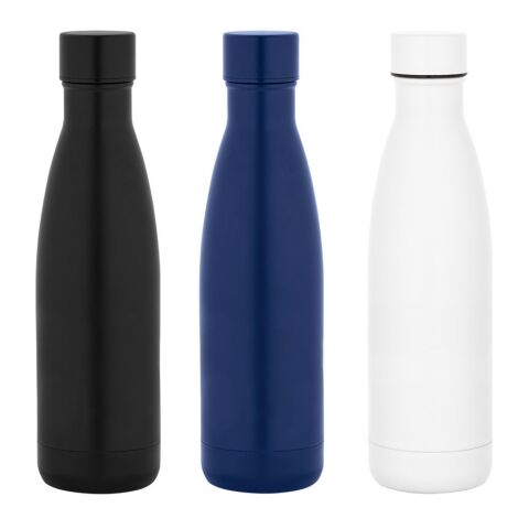 RE-BUFFON M. Thermos en acier inoxydable recyclé à 93 % 520 ml Noir | sans marquage