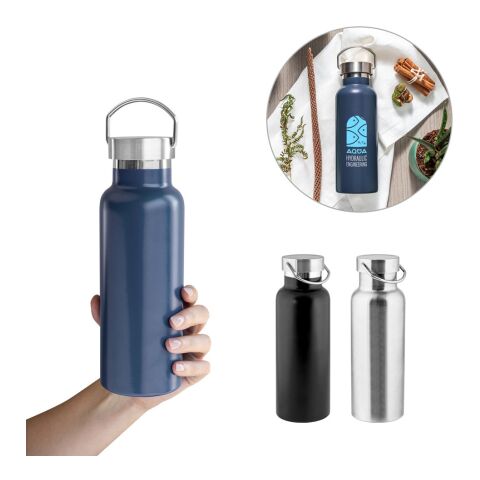 DUPLANTIS. Bouteille en acier inoxydable (90 % recyclé) avec isolation sous vide 810 ml Noir | sans marquage
