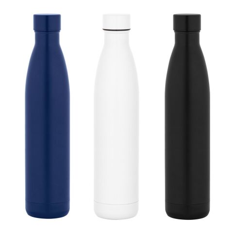 RE-BUFFON XL. Bouteille en acier inoxydable à double paroi (90 % recyclé) Noir | sans marquage