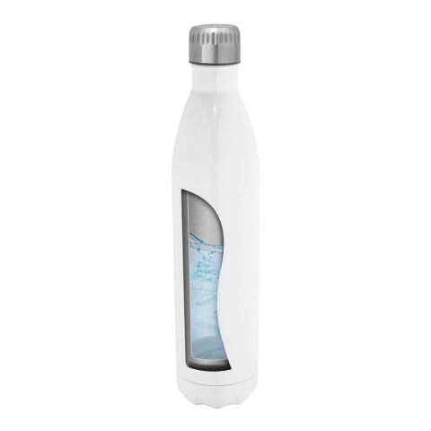 AMORTI XL. Bouteille de sport en acier inoxydable pour sublimation Blanc | sans marquage
