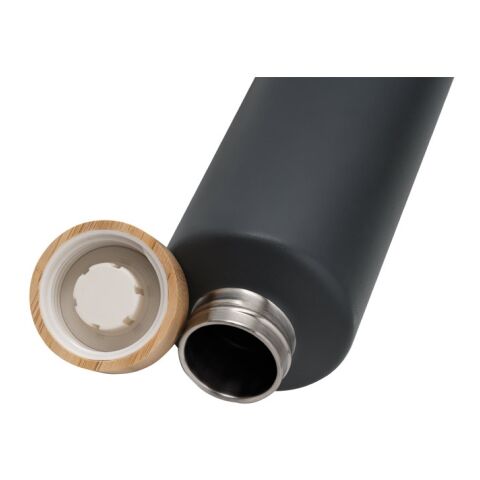 NORRE BOTTLE. Verre en acier inoxydable 640 mL Noir | sans marquage