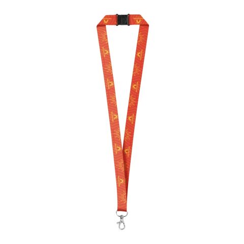 BRISTOL. Tour de cou pour sublimation en polyesther Blanc | sans marquage