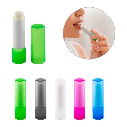 JOLIE VEGAN. Baume à lèvres végétalien, en ABS recyclé (100% rABS) et PP, avec SPF14 et arôme de vanille Rose | sans marquage