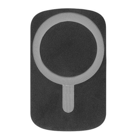 KOCH. Support pour smartphone de voiture avec chargeur magnétique sans fil 15W en ABS recyclé (100 % rABS) Noir | sans marquage