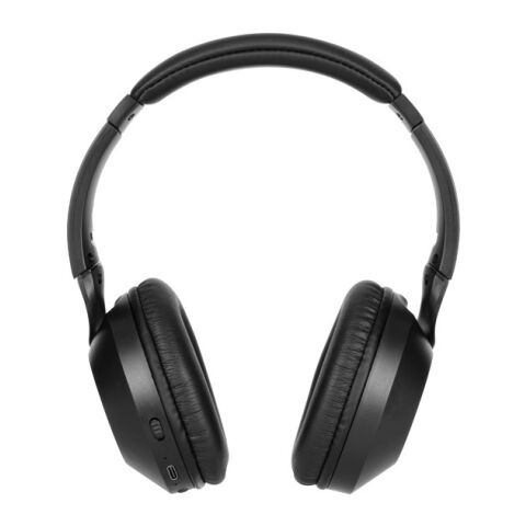 HENDRIX. Casque sans fil pliable avec 20h d&#039;autonomie en ABS recyclé (100 % rABS) Noir | sans marquage