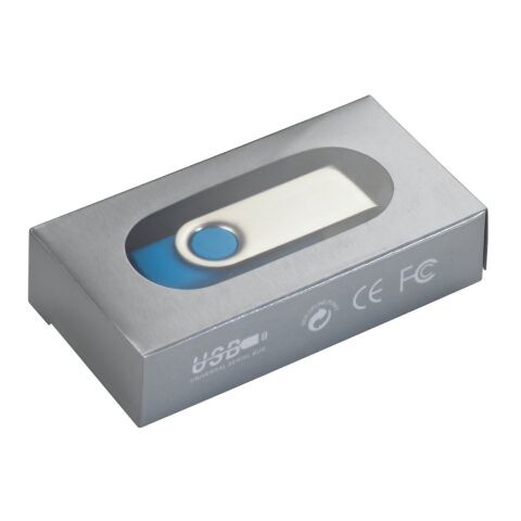 CLAUDIUS 8GB. Clé USB 8GB avec attache en métal Rose | sans marquage