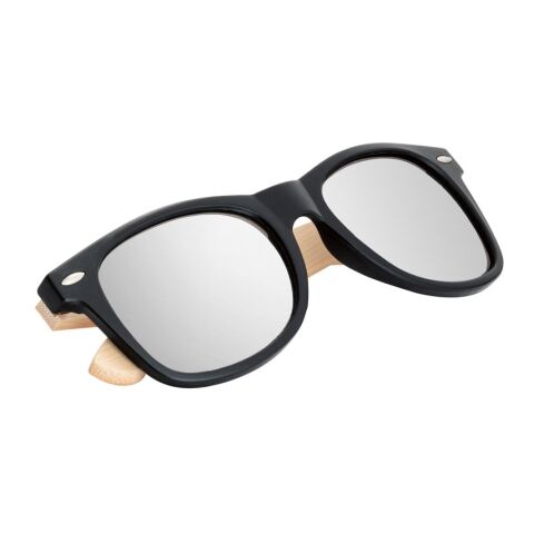 VARADERO. Lunettes de soleil en PP et bambou Noir | sans marquage