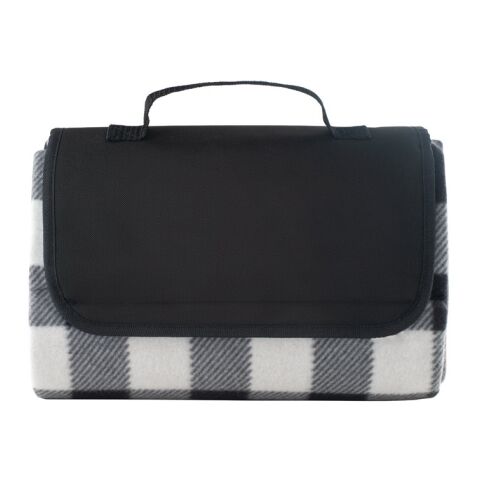 RILEY II. Couverture pique-nique faite en EPE (180 g/m²) Noir | sans marquage