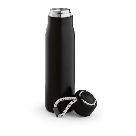 Bouteille / Gourde Lena Acier inoxydable recyclé 570 ml Noir | sans marquage