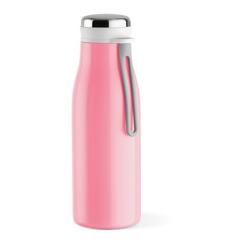 Bouteille / Gourde Arkansas 350 Acier inoxydable recyclé 400 ml Rose clair | sans marquage