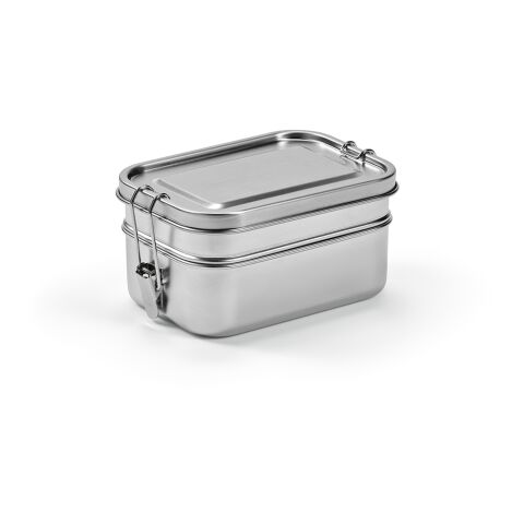 Lunch Box Acier inoxydable recyclé 1240 ml Argent | sans marquage