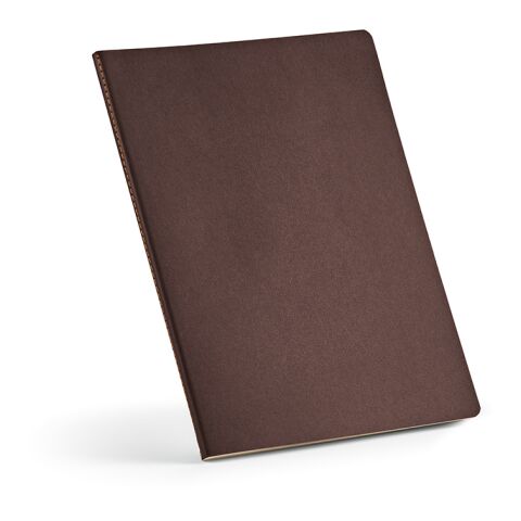 Bloc-notes Bronte A4 Papier recyclé 70 gsm marron | sans marquage