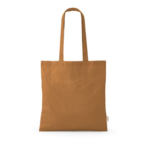 Sac en coton recyclé Everest 140 g/m marron | sans marquage