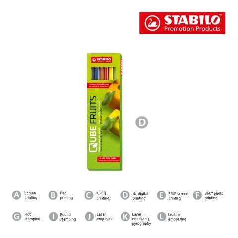 STABILO GREENcolors Set de 6 crayons de couleur sans marquage