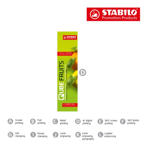 STABILO GREENtrio Set de 6 crayons de couleur sans marquage