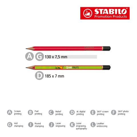 ALL-STABILO crayon graphite géant blanc | sans marquage | non disponible | non disponible | non disponible