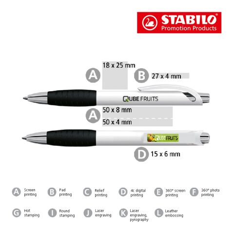 STABILO relax stylo à bille vert | sans marquage | non disponible | sans marquage