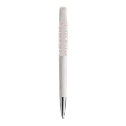 Prodir DS2 stylo à bille à poussoir mat blanc | non disponible | non disponible | sans marquage | Métal satiné