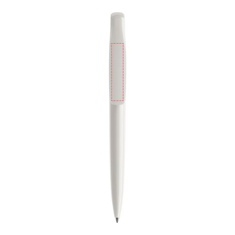 Prodir DS2 stylo à bille à poussoir poli blanc | non disponible | non disponible | sans marquage | Poli